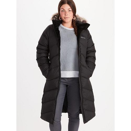 Marmot Parka Black NZ - Montreaux Jackets Womens NZ4189302